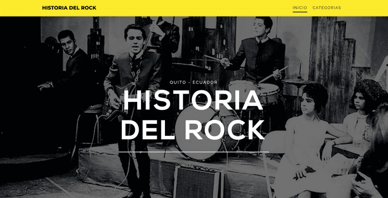Historia del Rock Ecuador